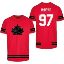 Kanada - Connor McDavid 2026 Hokejové Tričko - červená