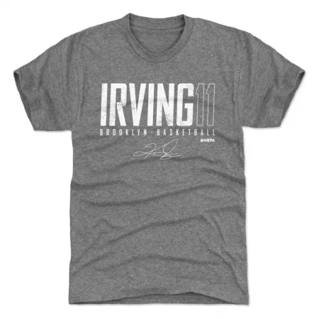 Brooklyn Nets - Kyrie Irving Elite Gray NBA T-Shirt