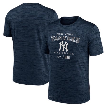 New York Yankees - Authentic Velocity Navy MLB Tričko