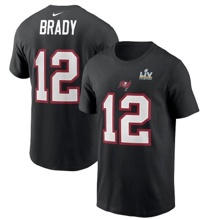 Tampa Bay Buccaneers - Tom Brady Super Bowl LV Champions NFL T-Shirt