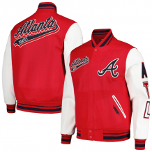Atlanta Braves - Script Tail Wool Full-Zip Varity MLB Jacket