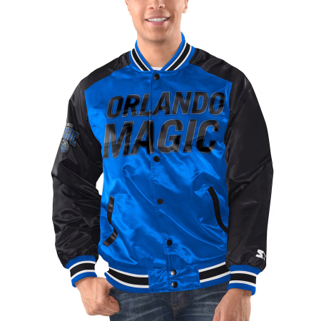 Orlando Magic - Full-Snap Varsity Satin NBA Jacket