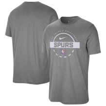 San Antonio Spurs - 2025 Authentic Practice Gray NBA Tričko
