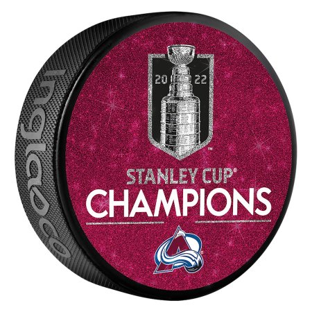 Colorado Avalanche - 2022 Stanley Cup Champions Glitter NHL Puk