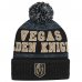 Vegas Golden Knights Dziecięca - Puck Pattern NHL Czapka zimowa
