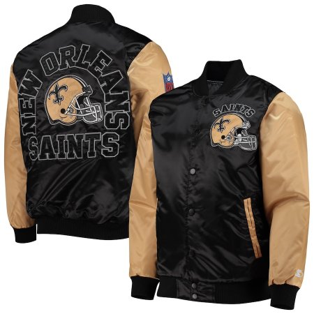 New Orleans Saints - Throwback Satin Varisty NFL Bunda