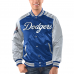 Los Angeles Dodgers - Full-Snap Varsity Satin MLB Jacket