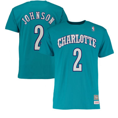 Charlotte Hornets - Larry Johnson NBA T-Shirt