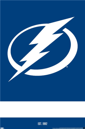 Tampa Bay Lightning - Team Logo NHL Plakát