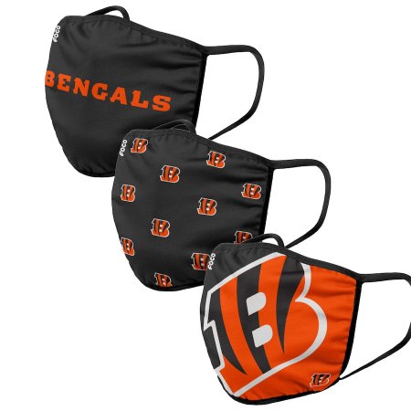 Cincinnati Bengals - Sport Team 3-pack NFL face mask