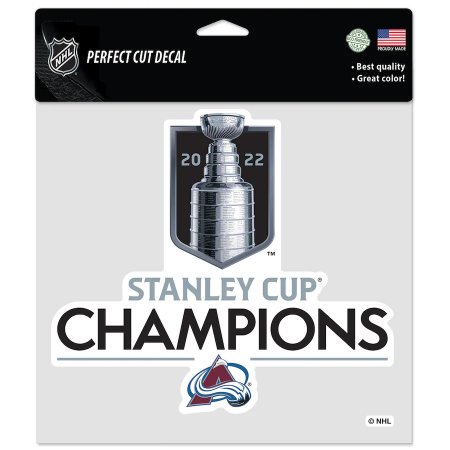 Colorado Avalanche - 2022 Stanley Cup Champions Big NHL Nálepka