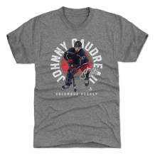 Colombus Blue Jackets - Johnny Gaudreau Emblem NHL T-Shirt