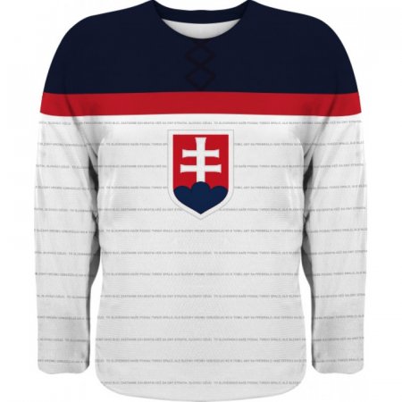 Slovakia Hockey Fan Replica Jersey / Customized