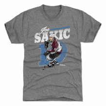 Colorado Avalanche - Joe Sakic Retro Gray NHL T-Shirt