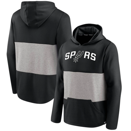 San Antonio Spurs - Linear Logo Comfy Colorblock Tri-Blend NBA Mikina s kapucí