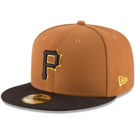 7 1/2 Pittsburgh Pirates Two Tone Yellow Brown Red 59fifty