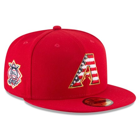 Arizona Diamondbacks - 2018 Stars & Stripes 4th of July On-Field 59FIFTY MLB Hat