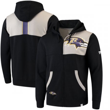 Baltimore Ravens - Branded Iconic Full-Zip NFL Mikina s kapucňou