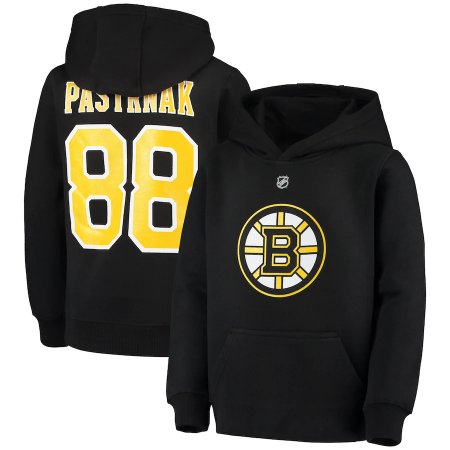 Boston Bruins Detská - David Pastrnak NHL Mikina s kapucňou