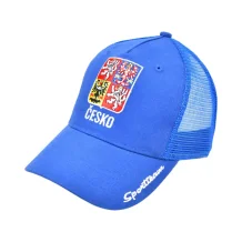 Česko Hokejová Fan Trucker Blue Kšiltovka
