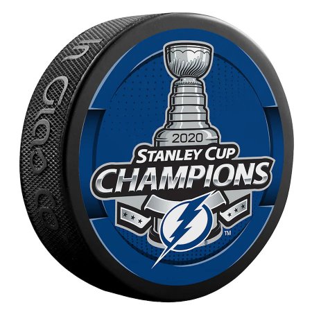 Tampa Bay Lightning - 2020 Stanley Cup Champions Authentic NHL krążek