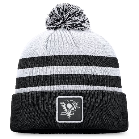 Pittsburgh Penguins - Cuffed Gray NHL Zimná Čepice