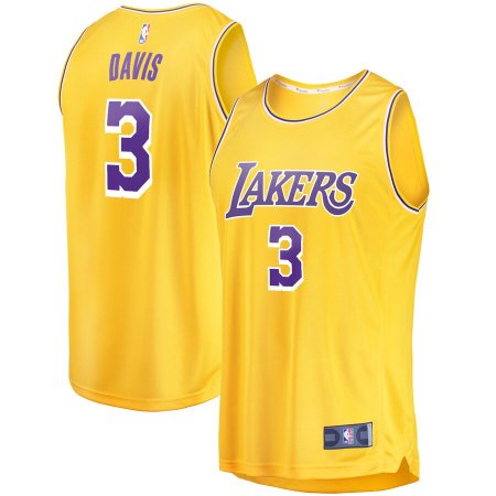 Los Angeles Lakers - Anthony Davis Fast Break Replica NBA Jersey