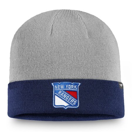 New York Rangers - Gray Cuffed NHL Zimná čiapka