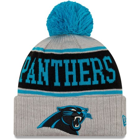 Carolina Panthers Detská - Preschool Stripe Cuffed NFL Knit Zimná čiapka