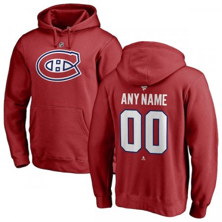Montreal Canadiens - Team Authentic NHL Mikina s kapucí/Vlastní jméno a číslo