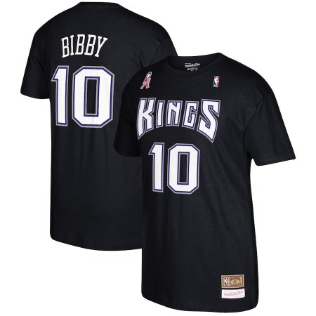 Sacramento Kings - Mike Bibby Hardwood Classics Retro NBA T-shirt