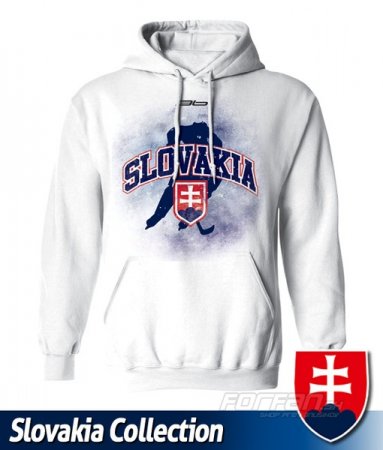Slovakia - Slovensko Fan verzia 3 Mikina s kapucňou