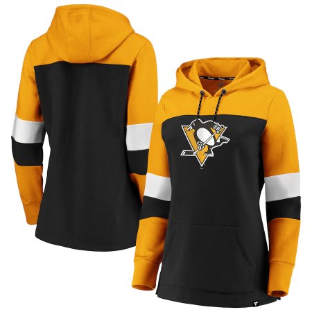Pittsburgh Penguins Dámska - Iconic Colorblocked NHL Mikina s kapucňou