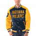 Indiana Pacers - Full-Snap Varsity Satin NBA Bunda