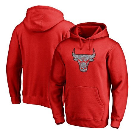 Chicago Bulls - Static Logo NBA Mikina s kapucňou