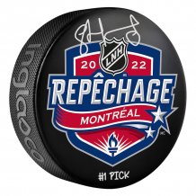 Montreal Canadiens - Juraj Slafkovsky Podepsaný 2022 Draft NHL Puk
