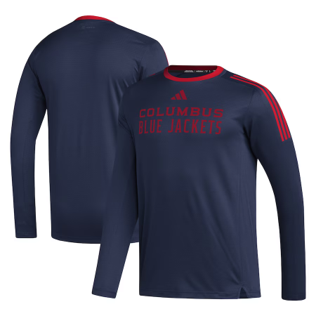 Columbus Blue Jackets - Adidas AEROREADY NHL Tričko s dlouhým rukávem