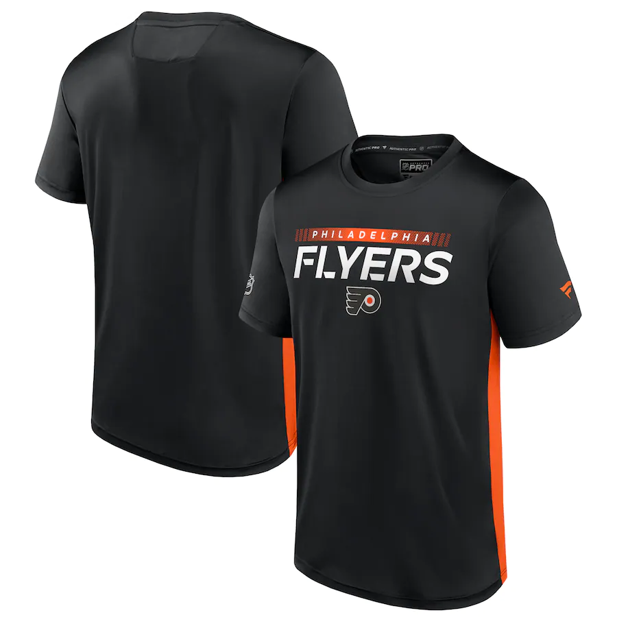 Philadelphia Flyers - Authentic Pro Rink Tech NHL T-Shirt :: FansMania