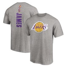 Los Angeles Lakers - LeBron James Playmaker Gray NBA T-shirt