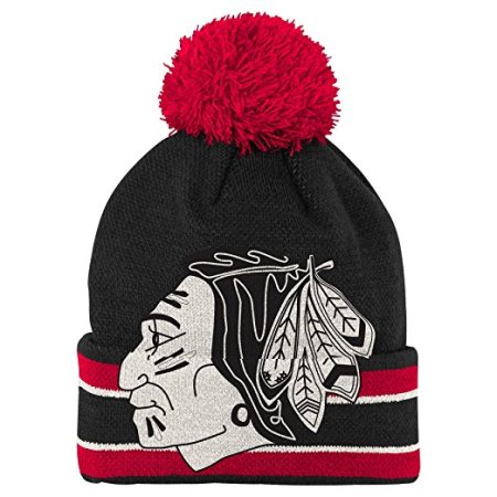 Chicago Blackhawks Youth - CCM Cuffed NHL Knit Hat