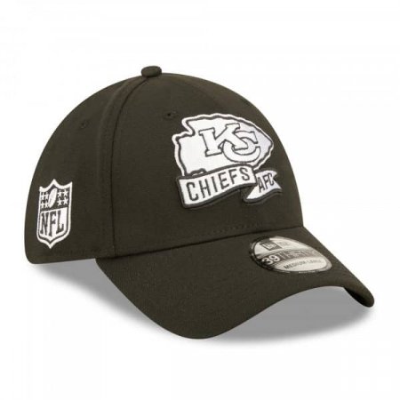 Kansas City Chiefs - 2022 Sideline Black & White 39THIRTY NFL Hat