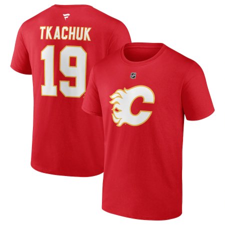 Calgary Flames - Matthew Tkachuk Stack NHL T-Shirt