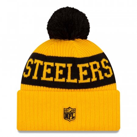 Pittsburgh Steelers - 2020 Sideline Road NFL Czapka zimowa