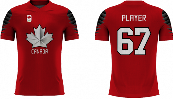 Canada - 2018 Sublimated Fan T-Shirt with Name and Number
