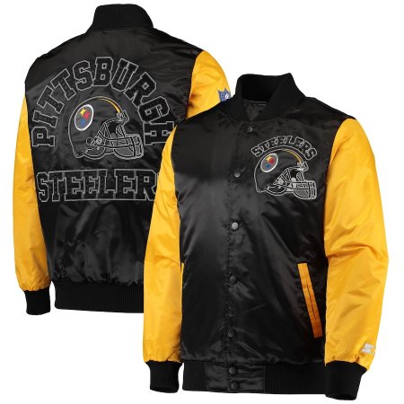 Pittsburgh Steelers - Throwback Satin Varisty NFL Bunda