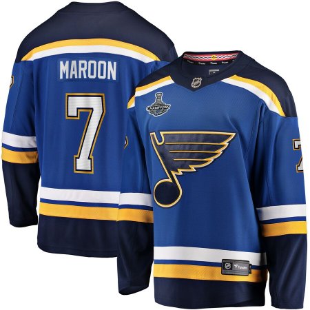 St. Louis Blues Dziecia- Patrick Maroon 2019 Stanley Cup Champs Breakaway NHL Jersey