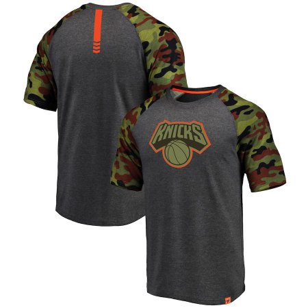 New York Knicks - Recon Camo Raglan NBA T-Shirt