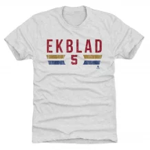 Florida Panthers - Aaron Ekblad Font White NHL T-Shirt