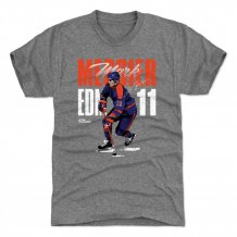 Edmonton Oilers - Mark Messier Bold Gray NHL T-Shirt