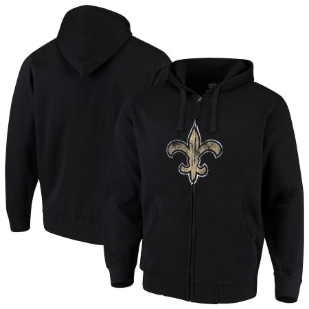New Orleans Saints - Primary Logo Full-Zip NFL Hoodie